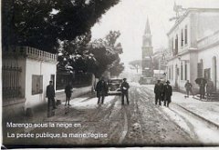 MARENGO SOUS LA NEIGE
